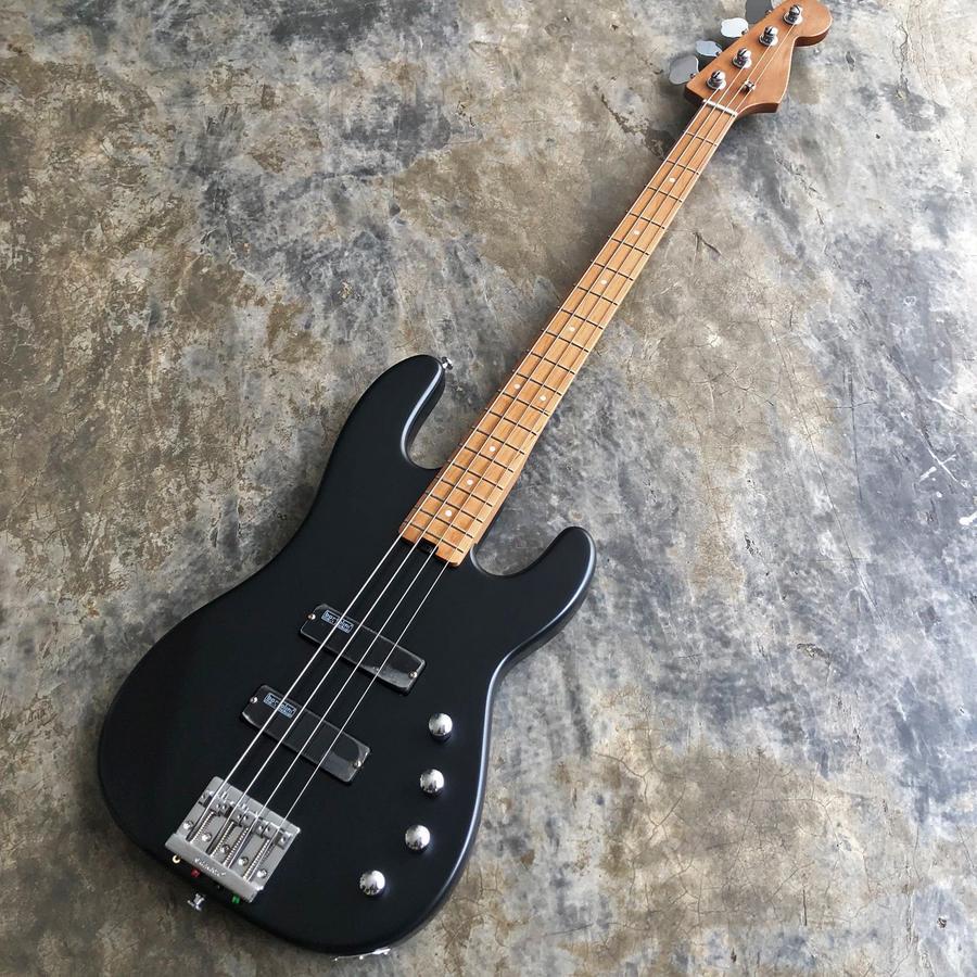 Bass Elektrik J Custom Model 4 String Black Metallic Satin