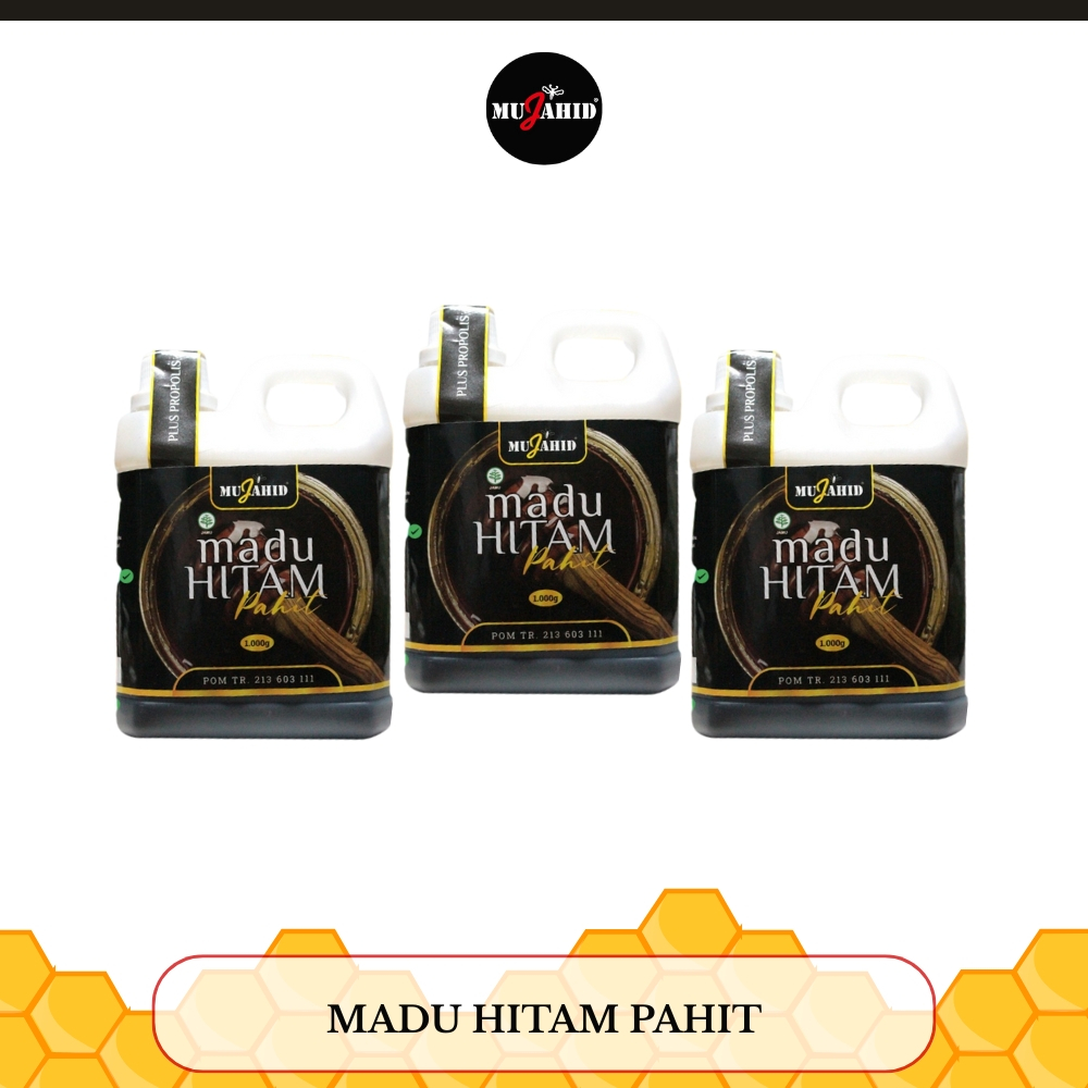 

MUJAHID - Madu Hitam Pahit - 1 KG (Paket 3 Pcs)