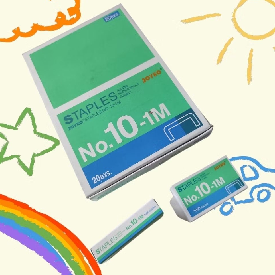 

isi steples merk Joyko no 10 -1m/isi ulang stepler Refill joyko isi 20box kecil