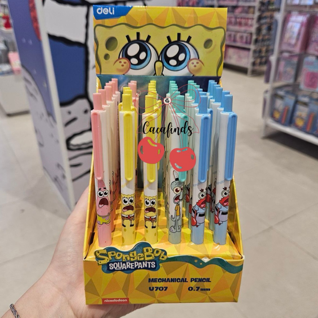 

MINISO x SpongeBob‼️Ballpoint / Pulpen Gel SpongeBob Coloring (Patric / SpongeBob / Gary / Squidward)