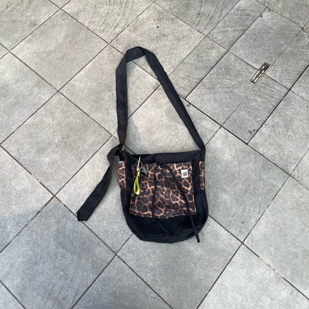 EXCLUSIVE FOMIND GOMA BAG - TAS SELEMPANG PRIA TAS SELEMPANG MOTIF LEOPARD