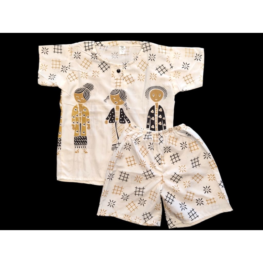 Batikita- Setelan anak setelan anak bu tejo baju anak batik