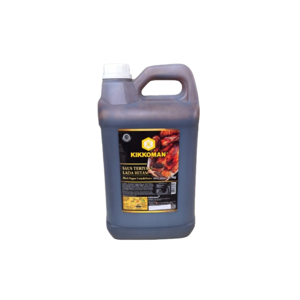 

Kikkoman Saus Teriyaki Lada Hitam Halal 5L | Teriyaki Blackpepper Sauce 5.7kg