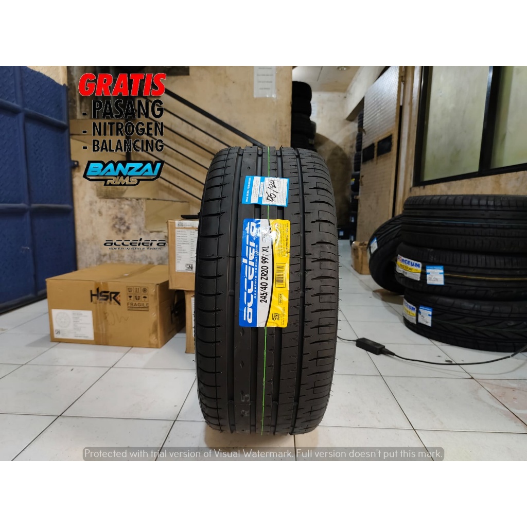 Ban Mobil Ring 20 245/40 Merek ACCELERA PHI-R 245 40 R20 Tubeless