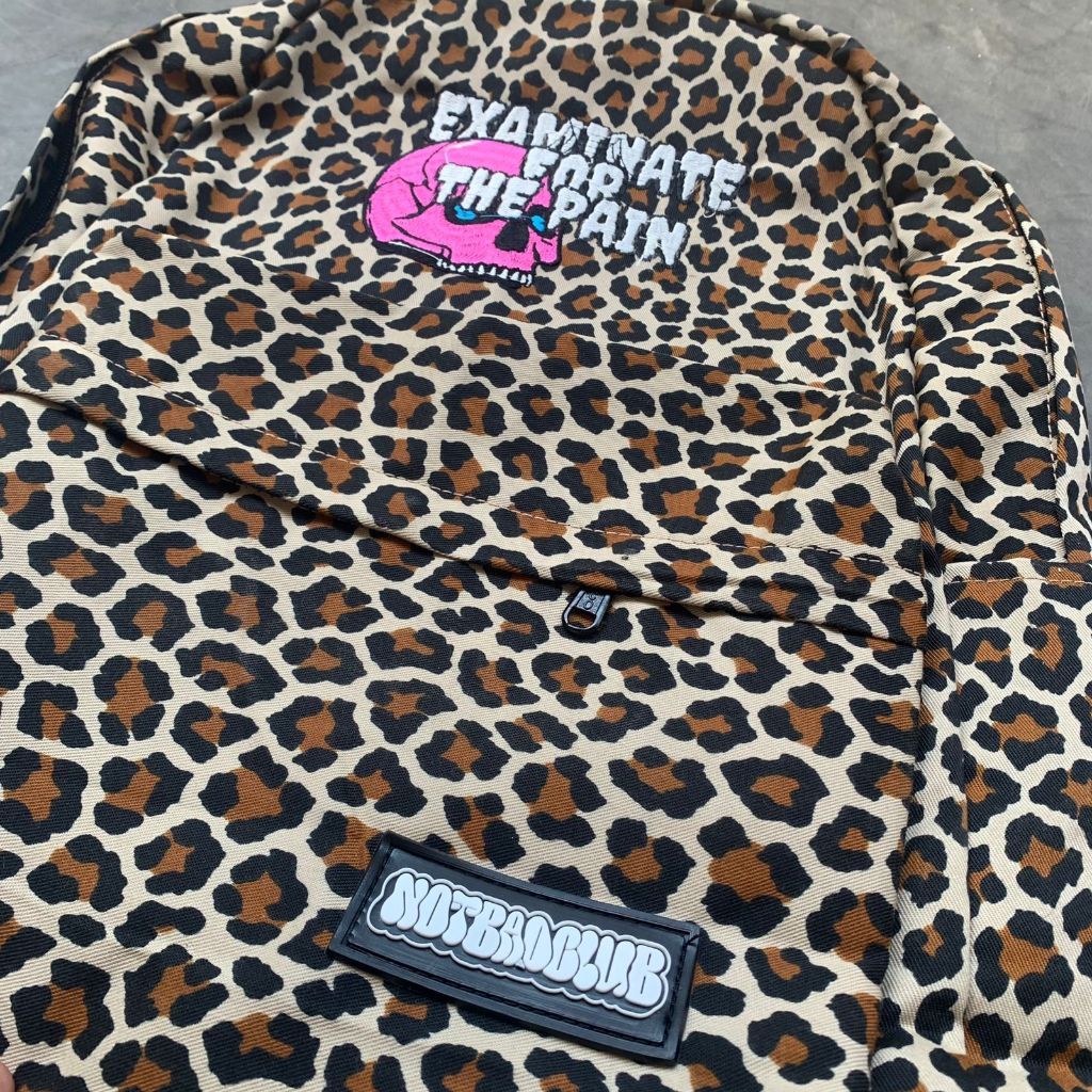DISKON NOTBADCLUB -TAS RANSEL CARBALE -TAS RANSEL BACKPACK MOTIF LEOPARD