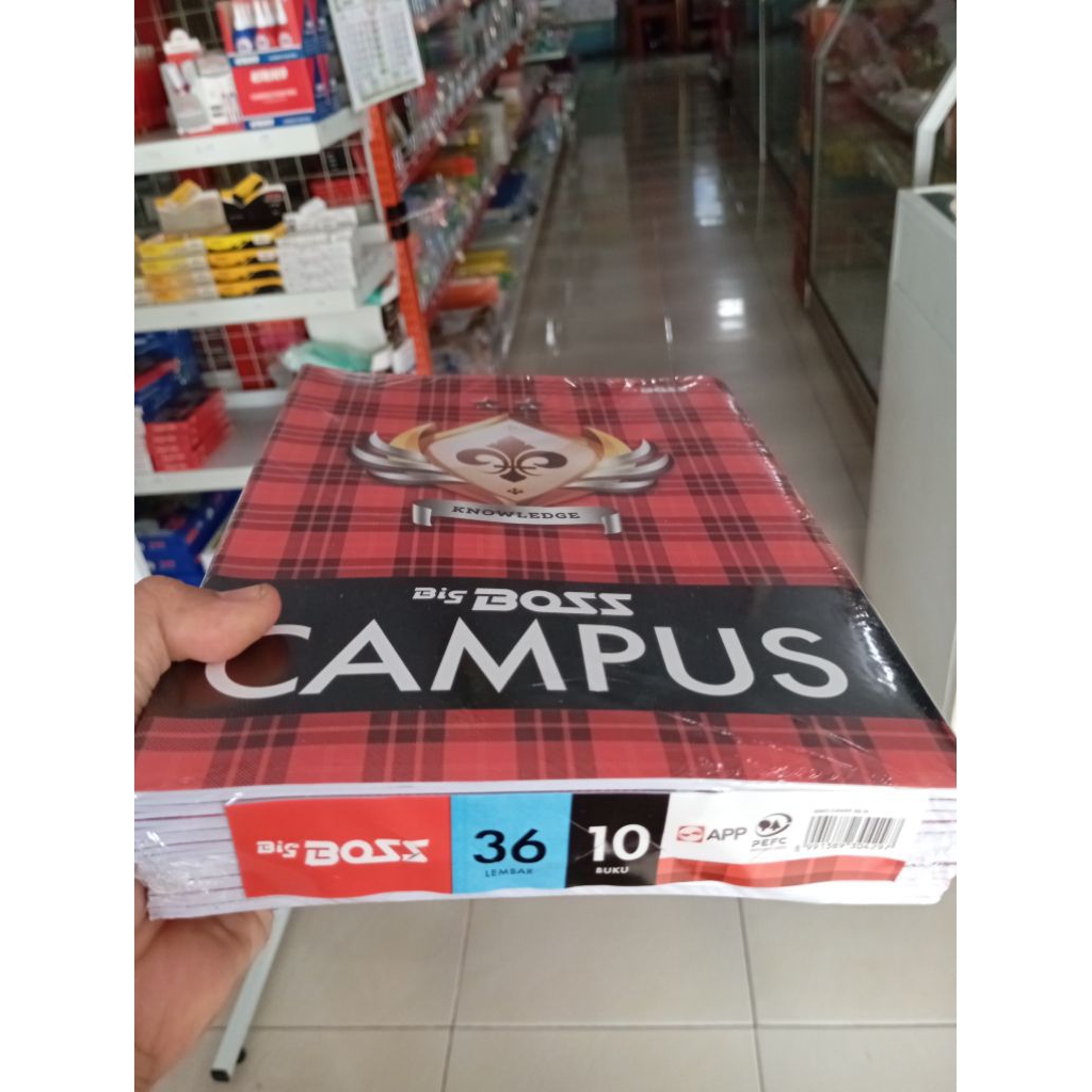 

buku tulis BIG BOSS CAMPUS 36 1 pack isi 10