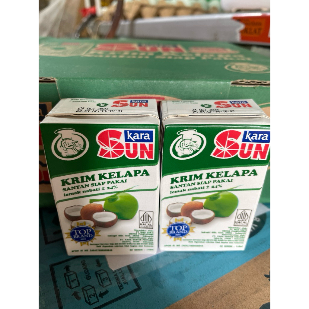 

Santan Sun Kara Kotak 110ML (1 dus 24 pcs)
