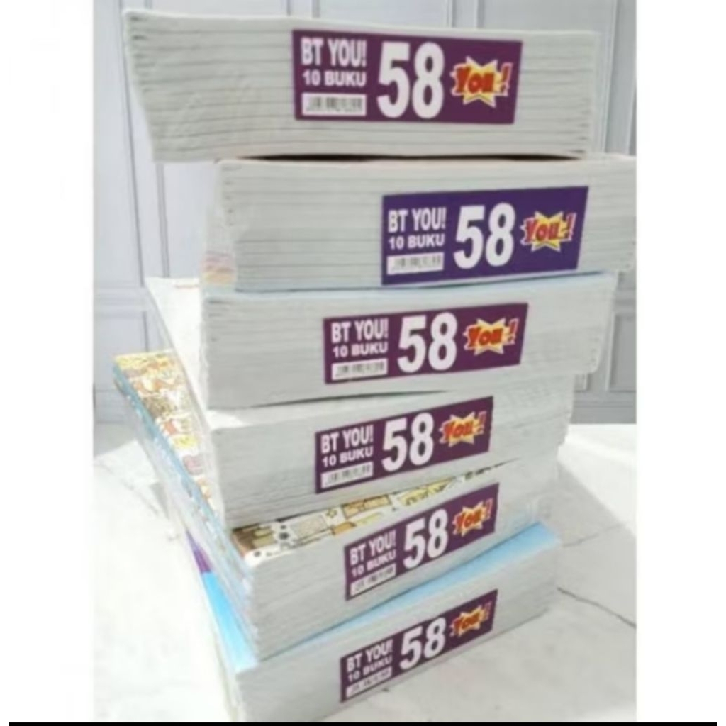 

buku tulis by YOU 1 buku isi 58 1 pack isi 10