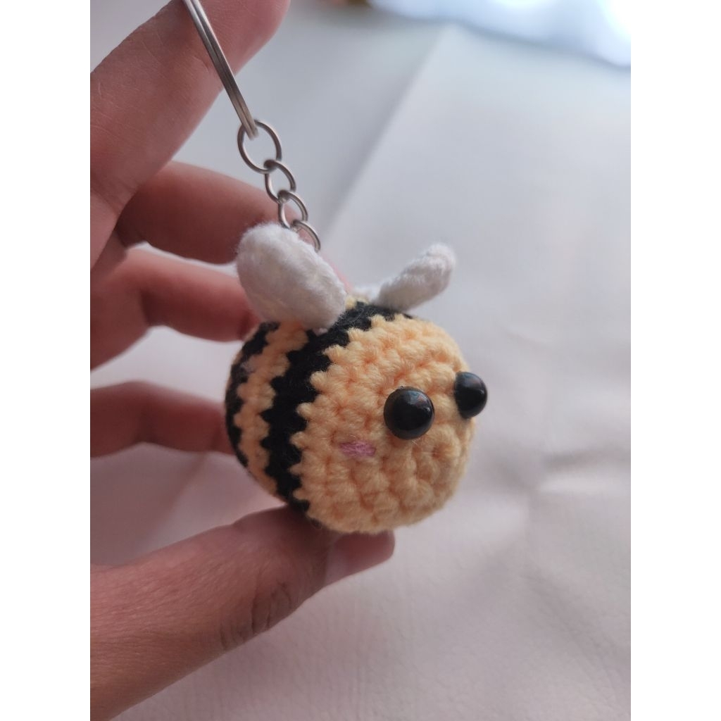 GANCI AMIGURUMI LEBAH/LEBAH RAJUT/BEE CROCHET