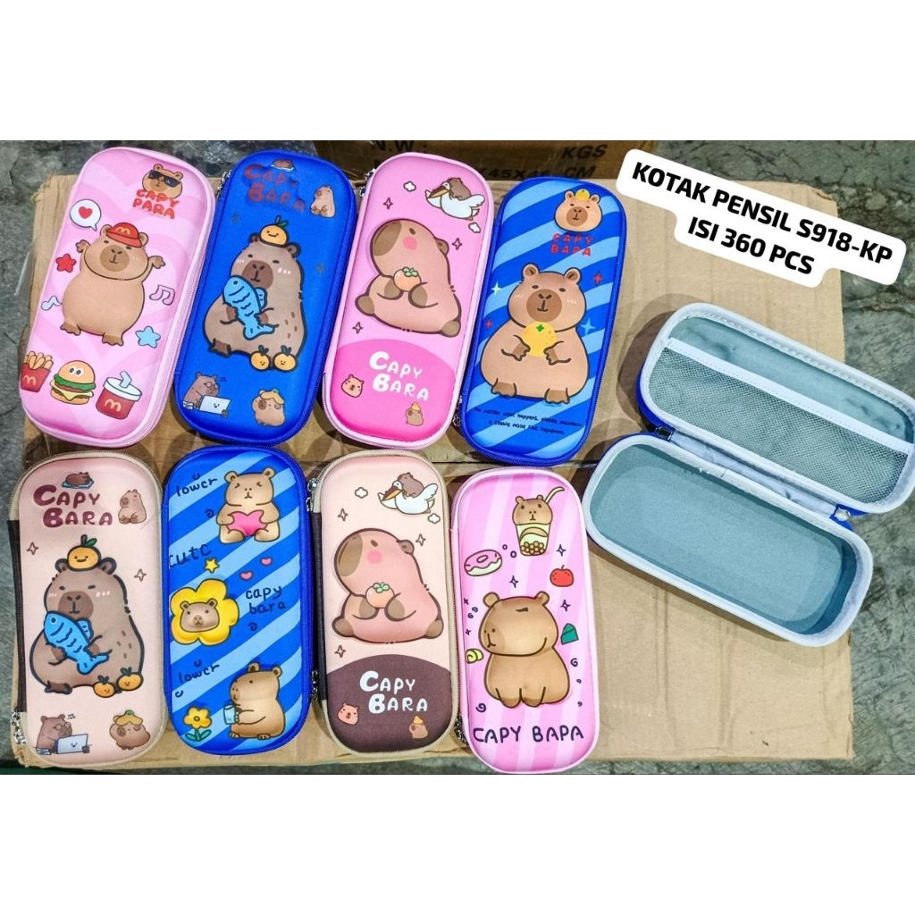 

PENCIL CASE 3D TIMBUL YG LAGI VIRAL LABUBU & CAPIBARA / 1 PCS
