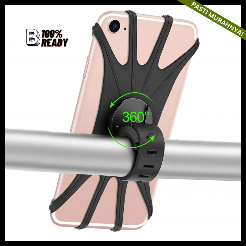 Holder HP Stang Motor / Holder Hp Stang Sepeda / Holder Stang Motor