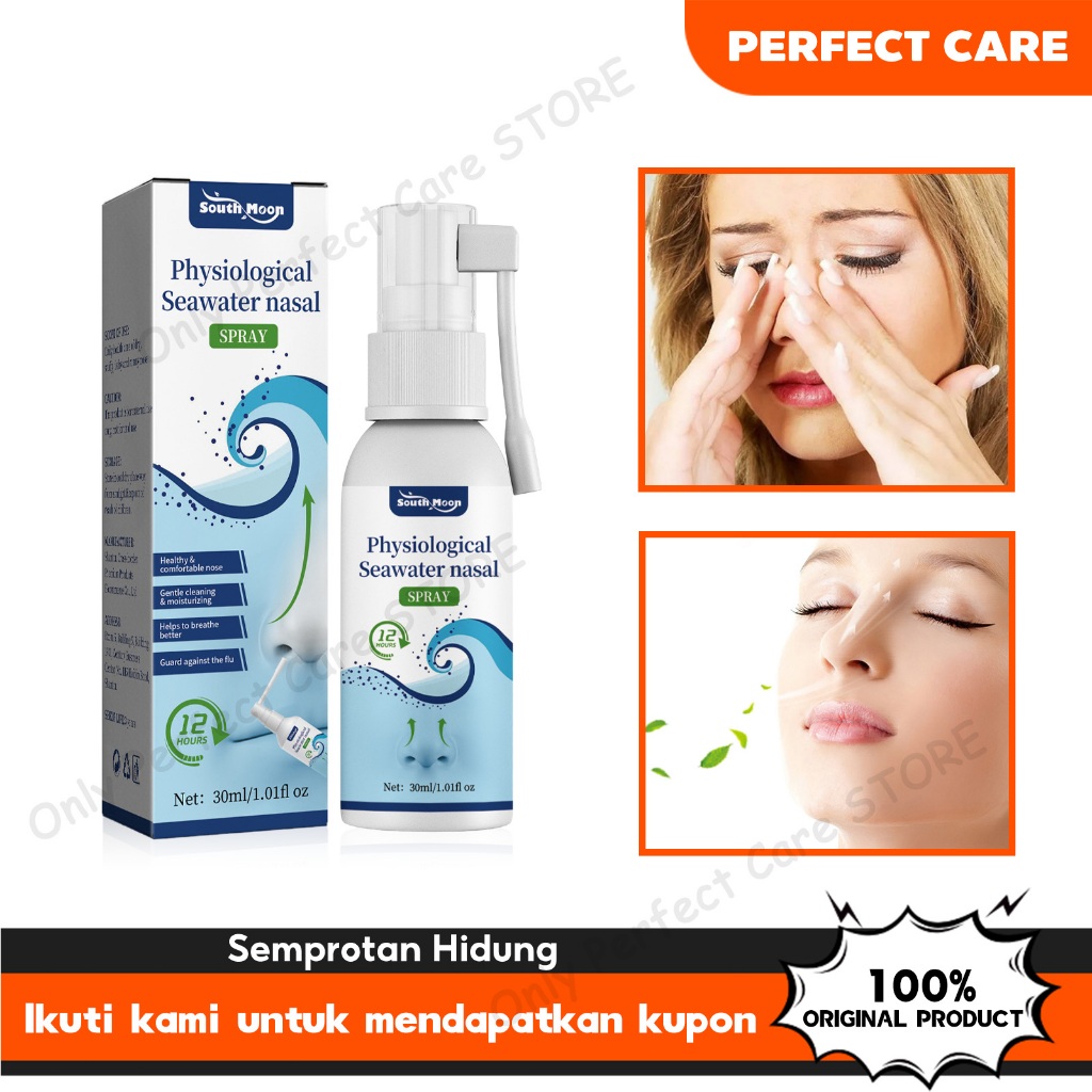 South Moon Sinusitis Semprotan Hidung 30ml Semprotan Hidung Nasal Spray Sinusitis Polip Hidung Sempr
