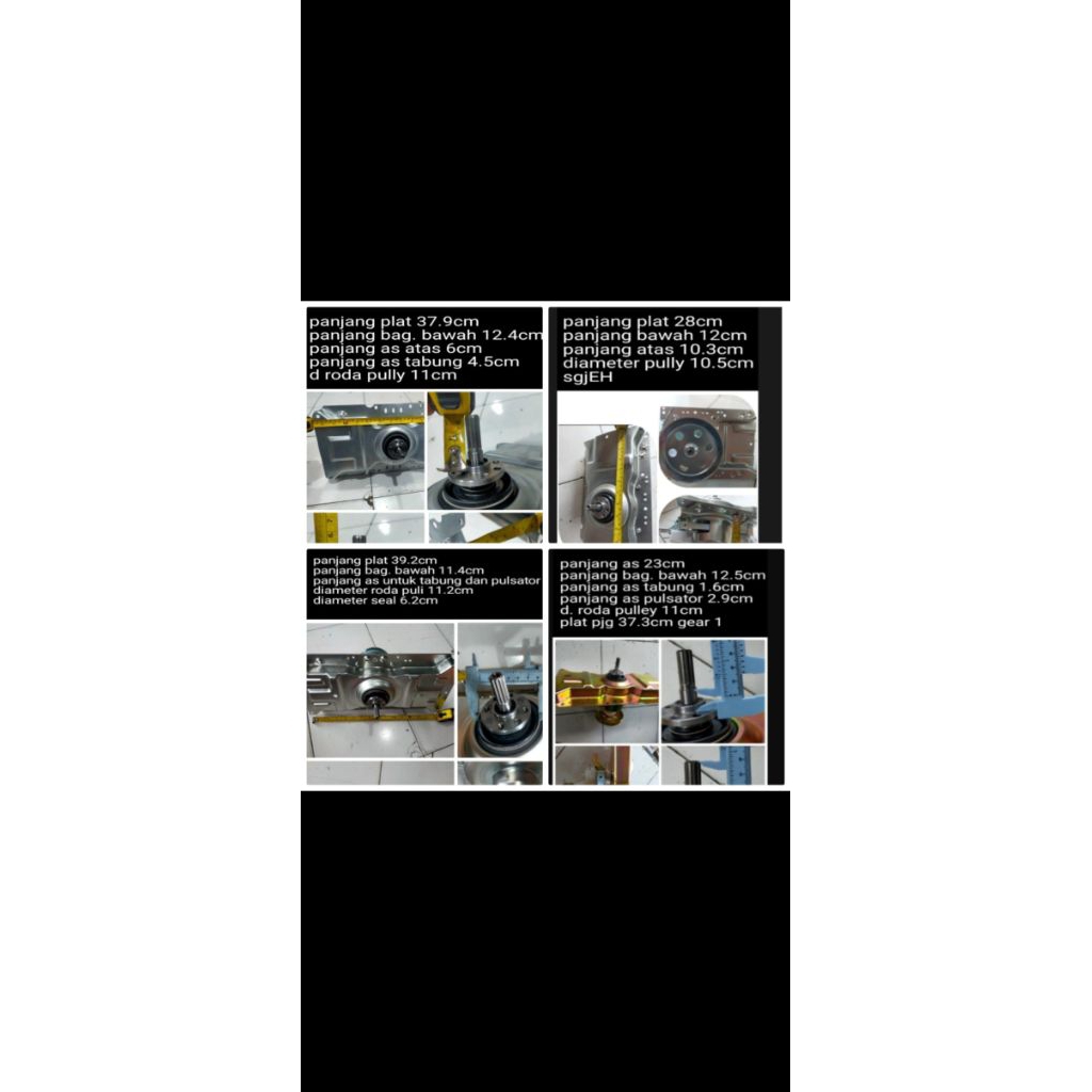 gearbox gear box girbox girbok mesin cuci polytron PAW 70501 PAW 70501WX/WB