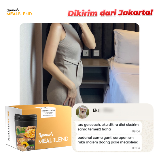 

Spencer's MealBlend - Meal Replacement Solusi Langsing Alami Defisit Kalori