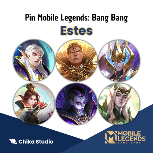 Pin Button Peniti Merchandise Mobile Legends: Bang Bang - Estes