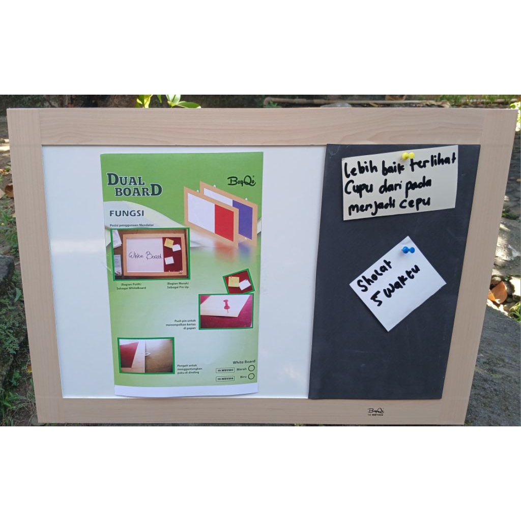 

DUAL BOARD/PAPAN TULIS KOMBINASI