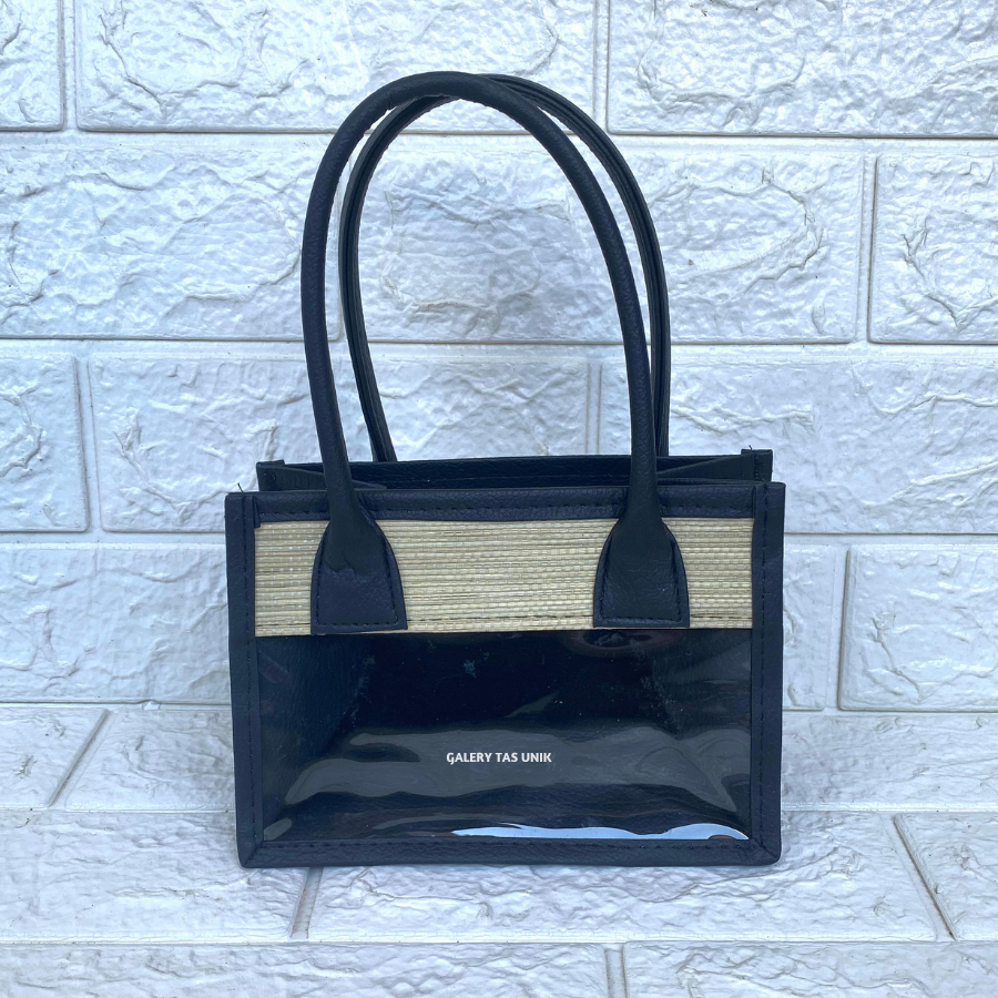 

Tas Hampers Mika Mendong (Hitam) Untuk 2 Toples Silinder Keranjang Parcel Hari Raya