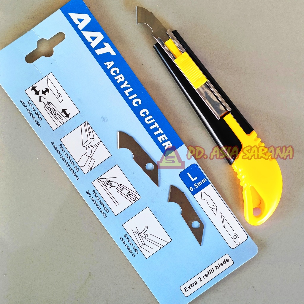 

Pisau Cutter Alat Pemotong Acrylic Plastic Mika Akrilik Plastik Potong AAT