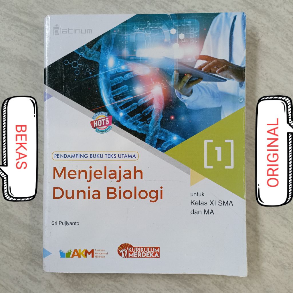 Buku IPA Menjelajah Dunia Biologi 1 kelas 11 XI 2 II MA SMA Penerbit Platinum Tiga Serangkai Kurikul