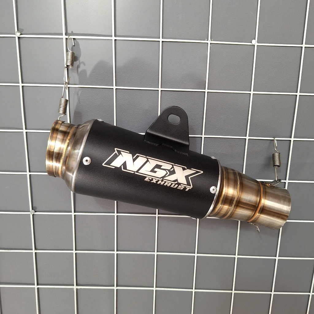 Slencer Only Silincer Knalpot NGX Cp3 Mp2 Type PX1 Black