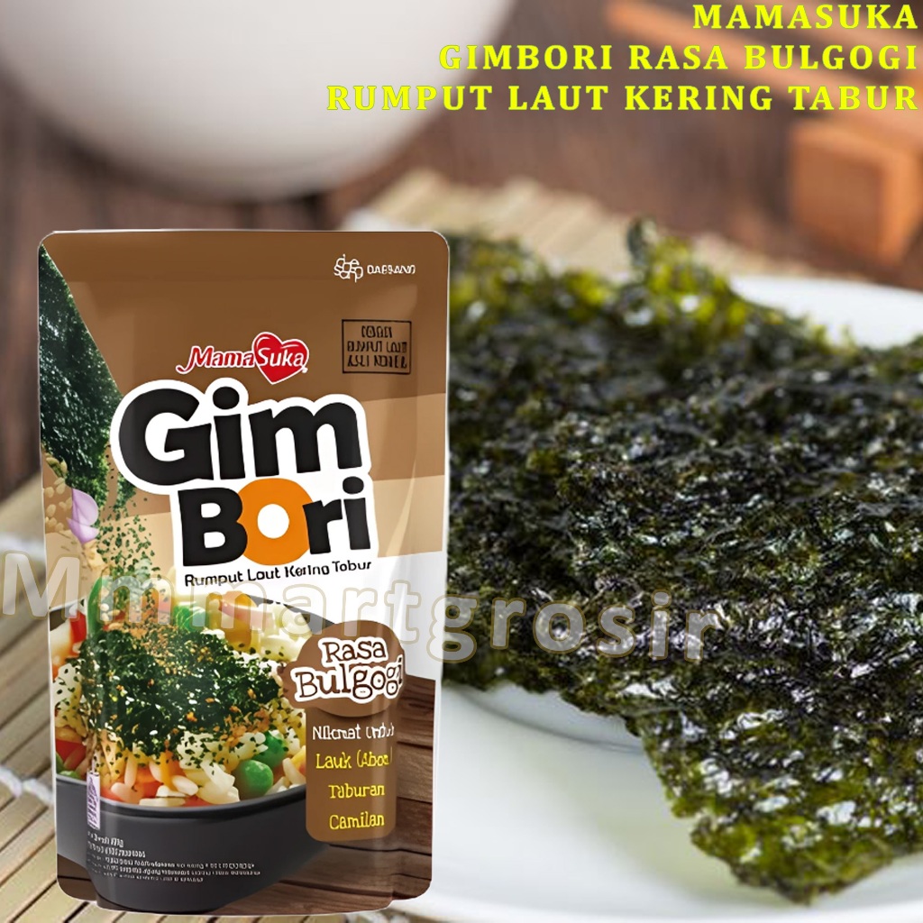 

Mamasuka Gimbori / Rumput Laut Rasa Bulgogi / Rumput Laut Kering Tabur / 60gr