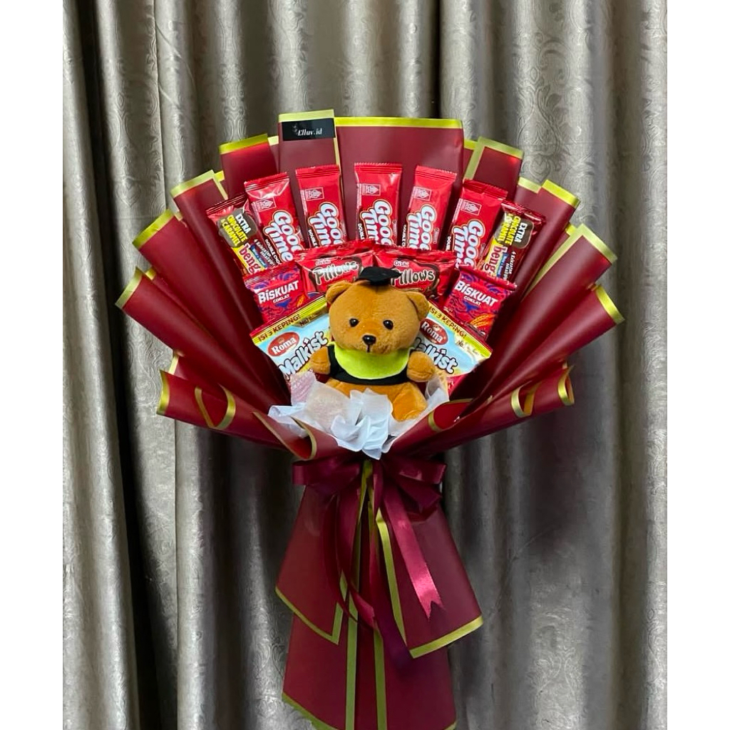 

Buket wisuda makanan Buket wisuda jajanan bouquet graduation snack boquet graduation