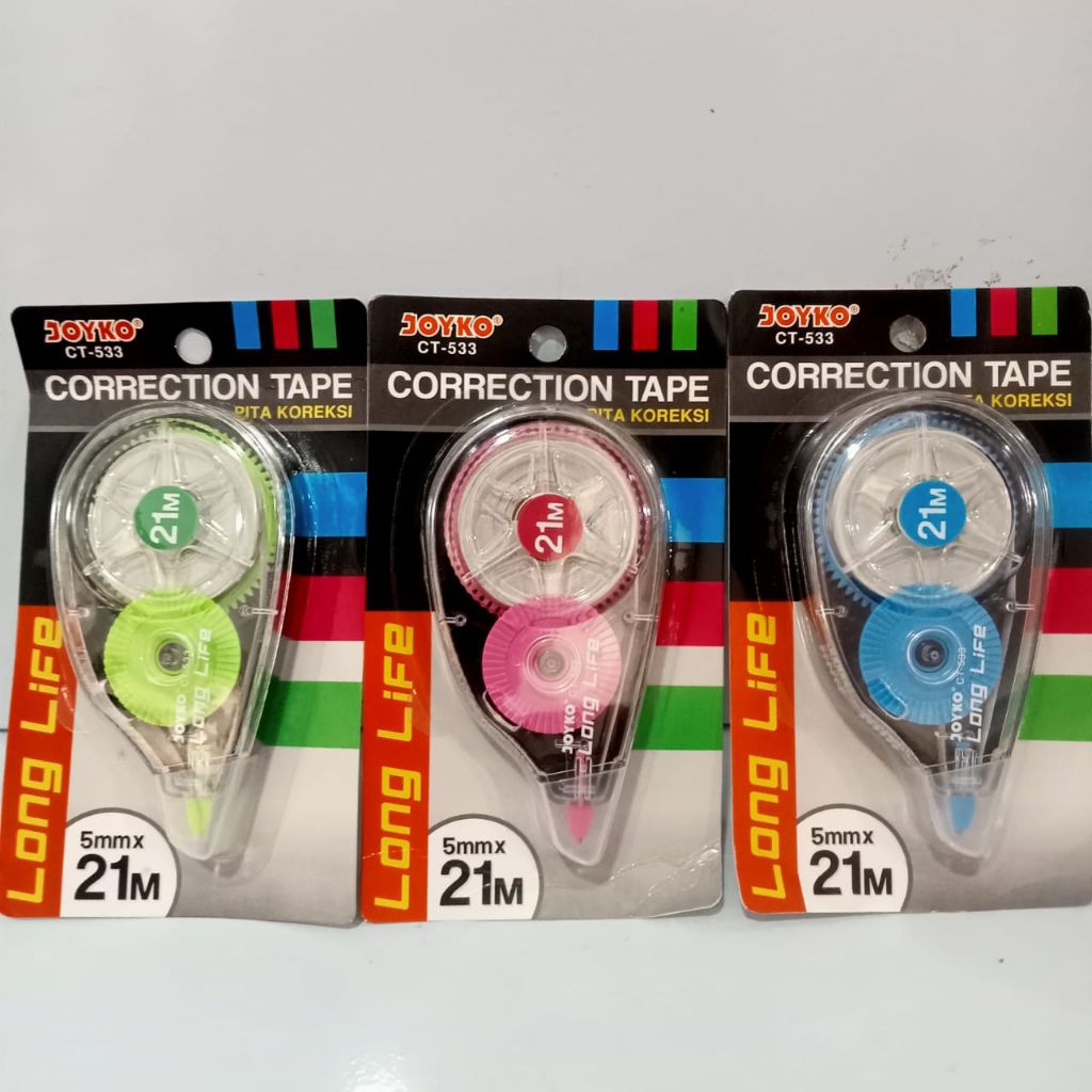 

Correction Tape JOYKO CT-533 (5mm x 21m)