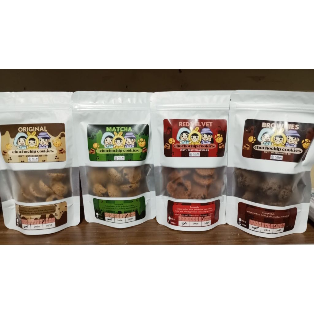 

cookies choco chips 4 rasa