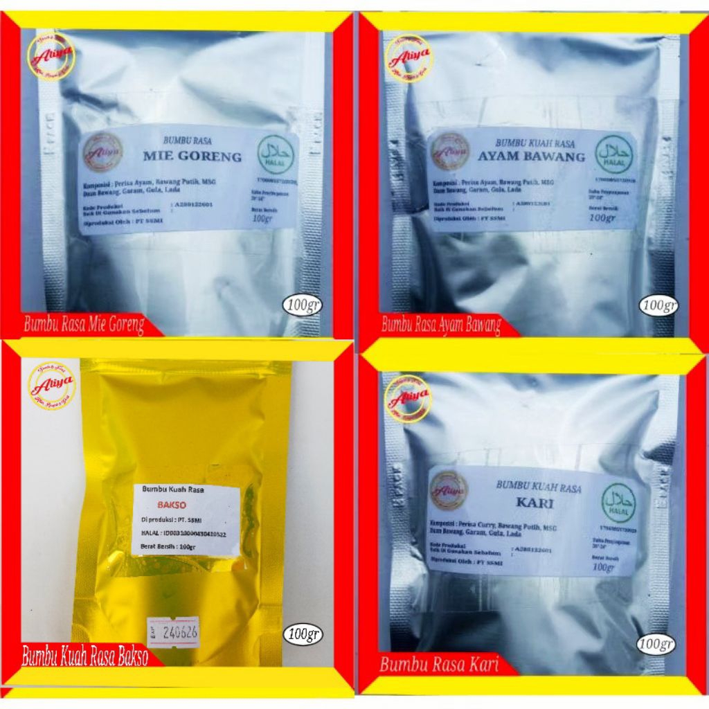 

Bumbu kuah INDOMIE rasa, AYAM BAWANG, ASIN GURIH+REMPAH, MIE GORENG, KARI, SEBLAK, BAKSO (100gr). Bumbu praktis serbaguna siap saji. dijamin enak.untuk kuah mie ayam mie bakso tumis dan untuk masakan lainnya