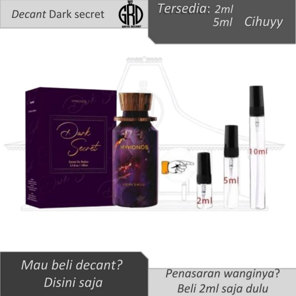 Mykonos dark secret Decant - 2ml 5ml