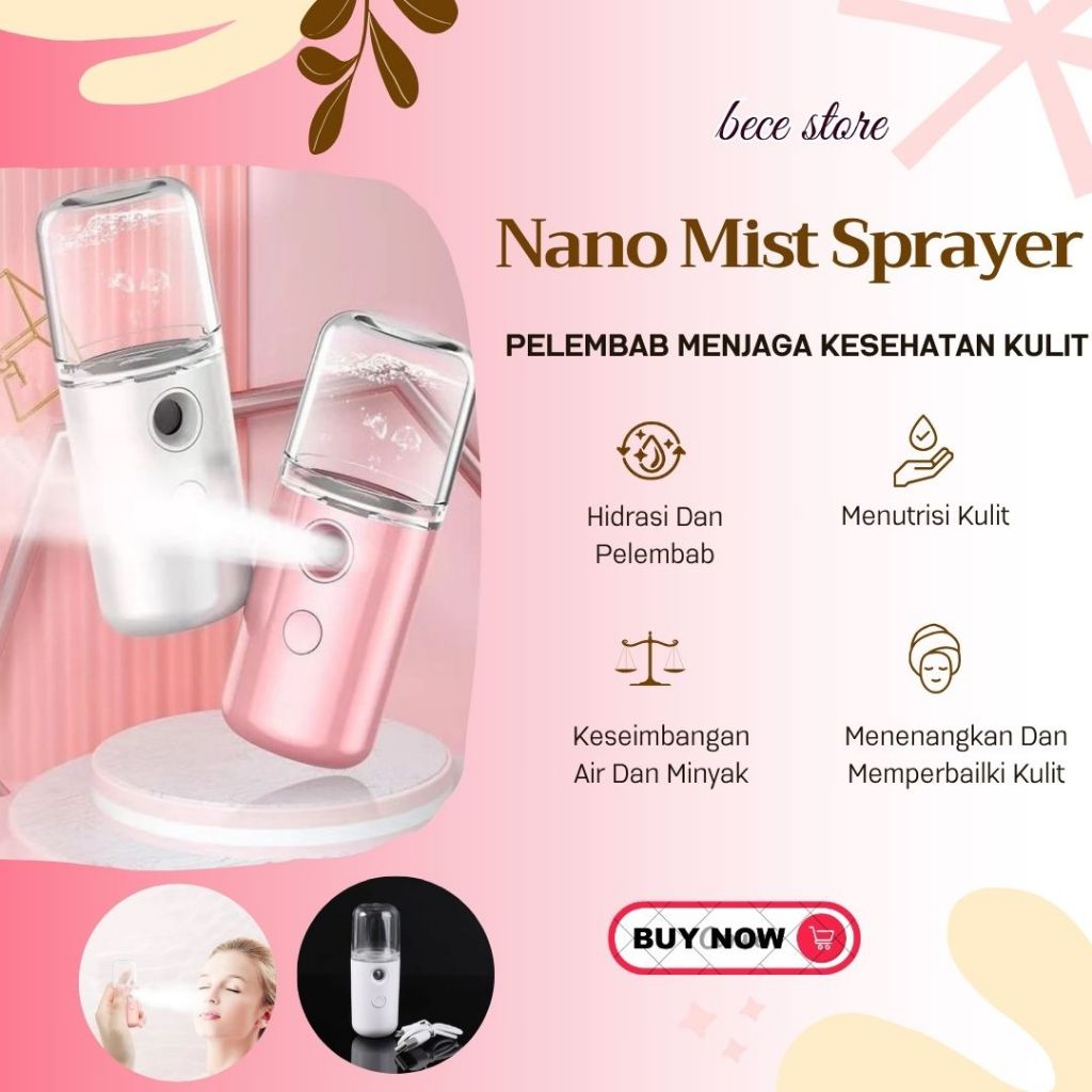 Nano Spray Face Mist Portable / Pelembab Wajah / Nano Spray / Semprotan Nano