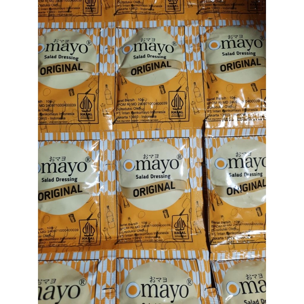

Mayonnaisse Omayo Original 10gr x 10 Sachet