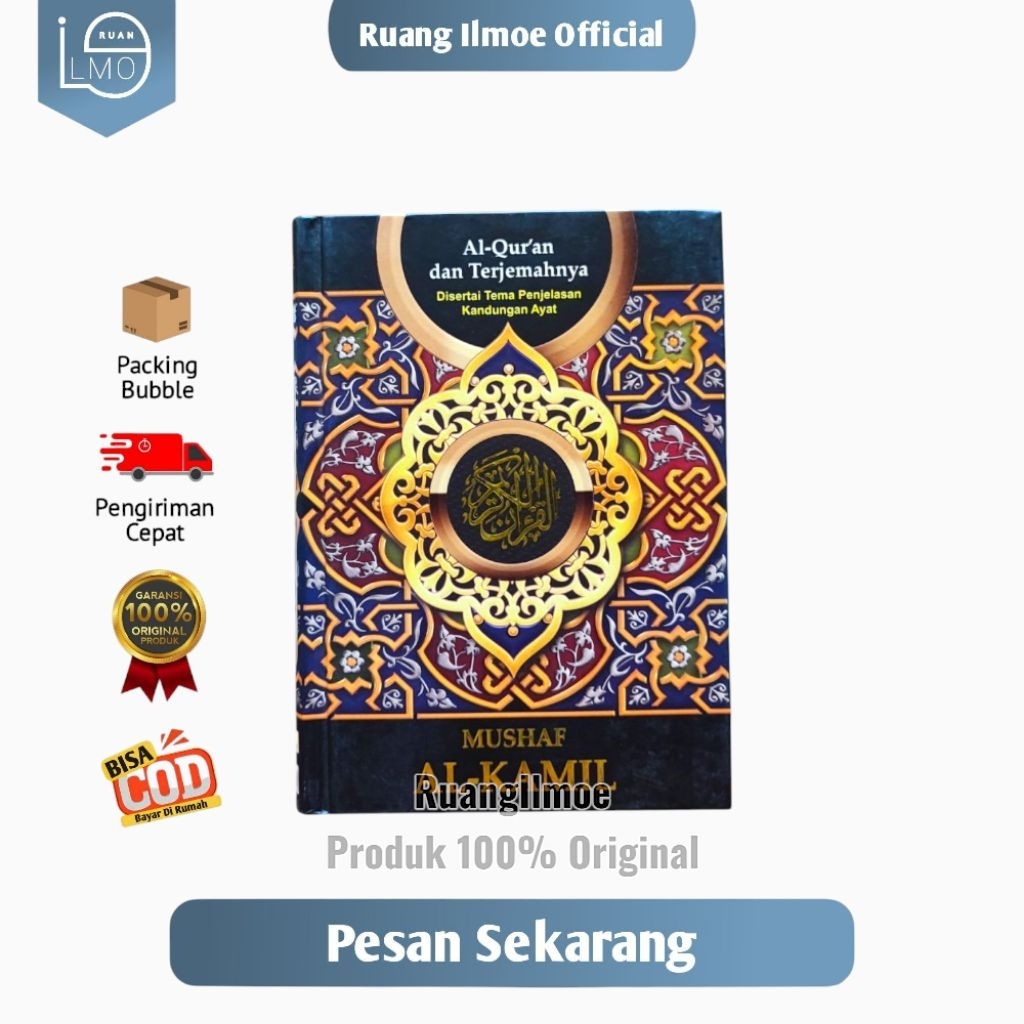 Al Quran Mushaf Al Kamil Terjemahan A5 Hardcover