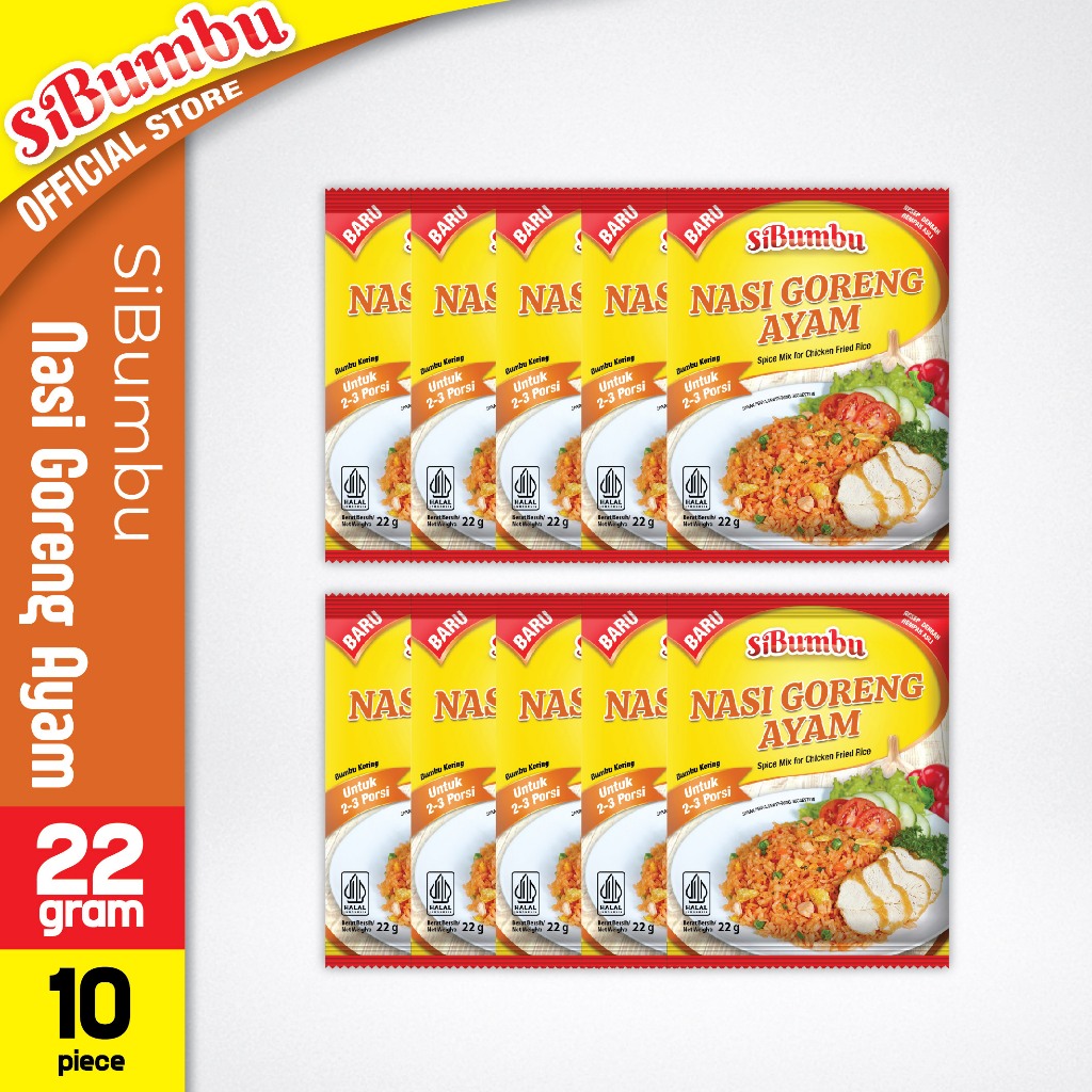 

10pcs - SiBumbu Bumbu Nasi Goreng Ayam
