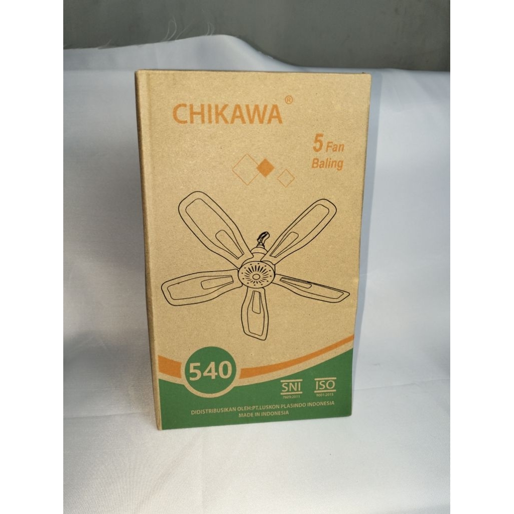 Kipas angin chikawa 540 gantung besar minifan 5 baling kipas gantung