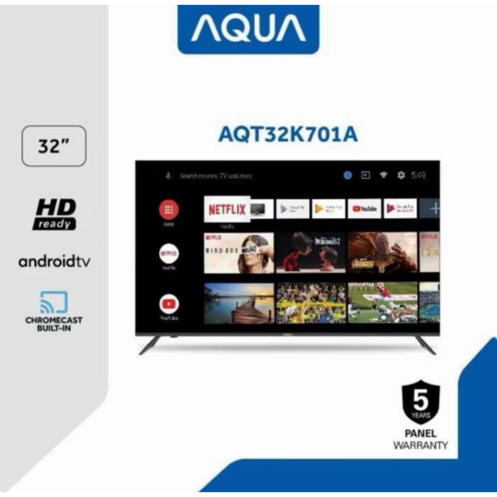 TV AQUA 32 INCH ANDROID GOOGLE TV AQUA 32INCH AQT32K701A