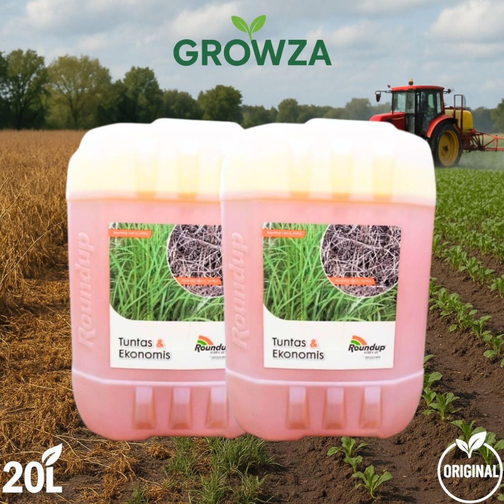 [ORIGINAL] Roundup Biosorb 486 SL 20L | Herbisida Pembasmi Gulma Tahan Hujan