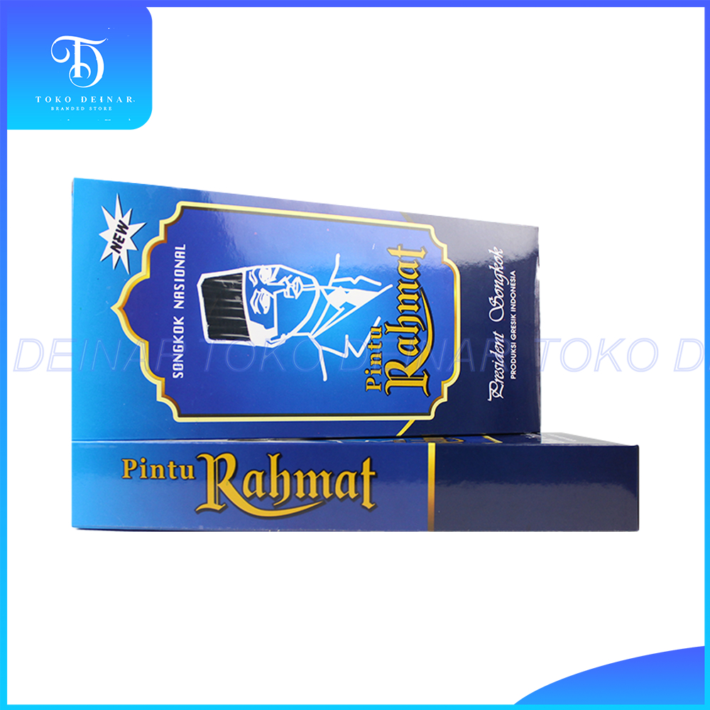 GROSIR (10 Pcs) Peci Songkok Kopiah Hitam Polos PINTU RAHMAT AC Tinggi 8,9,10