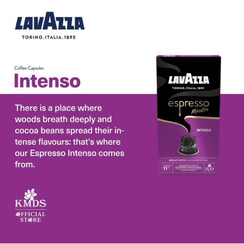 

LAVAZZA COFFE CAPSULE ESPRESSO INTENSO