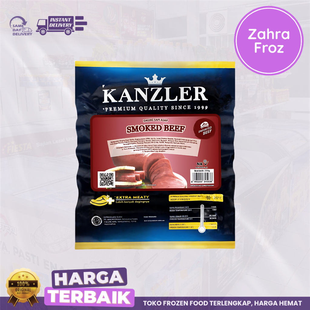 

KANZLER SMOKED BEEF 250GR