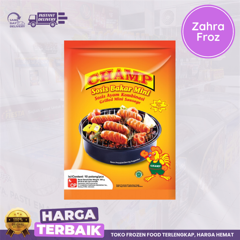 

CHAMP SOSIS BAKAR MINI 500 GR
