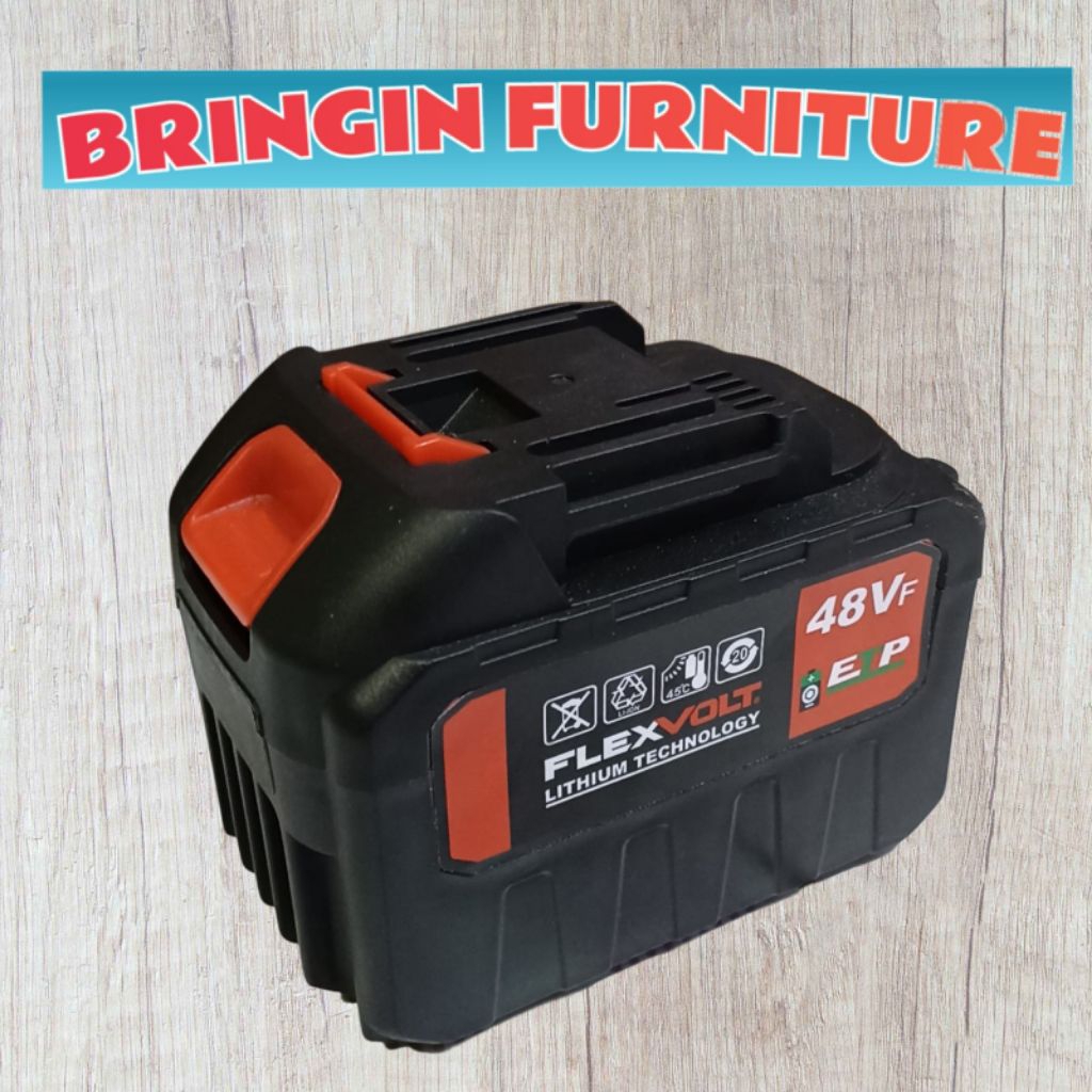 Baterai bor impact wrench cordless jld 48vf batre mesin impact jld 48vf