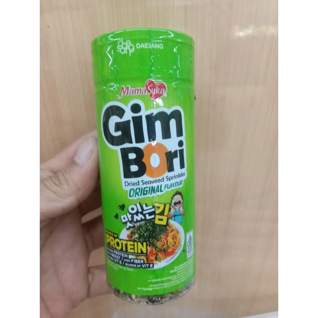 

mamasuka rumput laut tabur gim bori botol rasa pedas,extra pedas,bulgogi dan original 25gr.