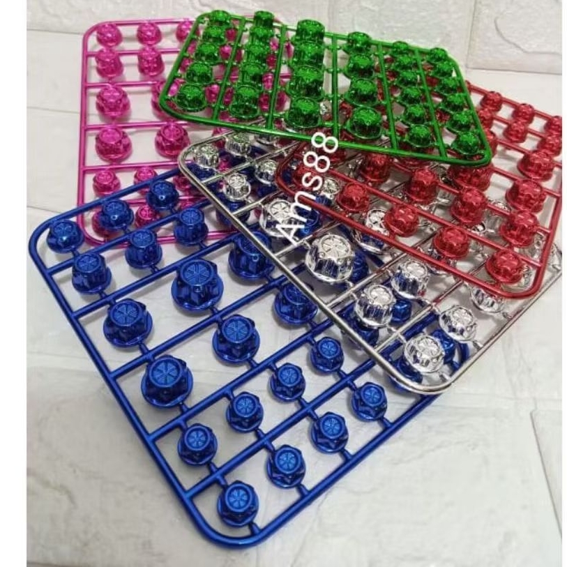 Cover Monel Tutup Baut Variasi Motor /Tutup Baut Flower Universal Variasi Motor