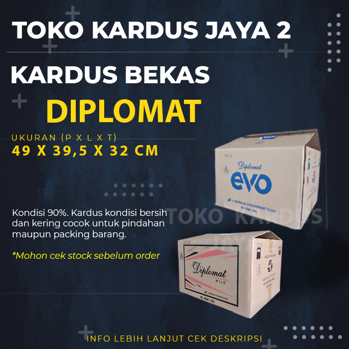 

Kardus Bekas Diplomat Untuk Packing atau Pindahan