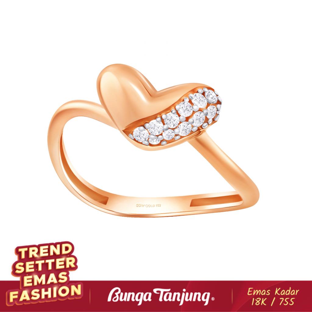 CINCIN LOVE RADIANCE - SDW GOLD - EMAS 18K - BUNGA TANJUNG GOLD