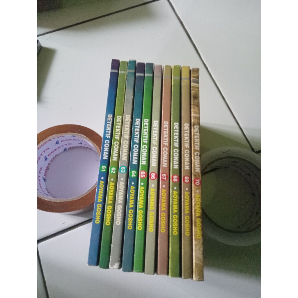 Komik Detektif Conan vol 61-70 Fullset Original
