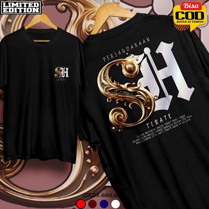 TSHIRT  PSHT KAOS TERATE REFLEKTIF KOMBINASI BATIK BAHAN ADEM KAOS MURAH TAPI BAGUS