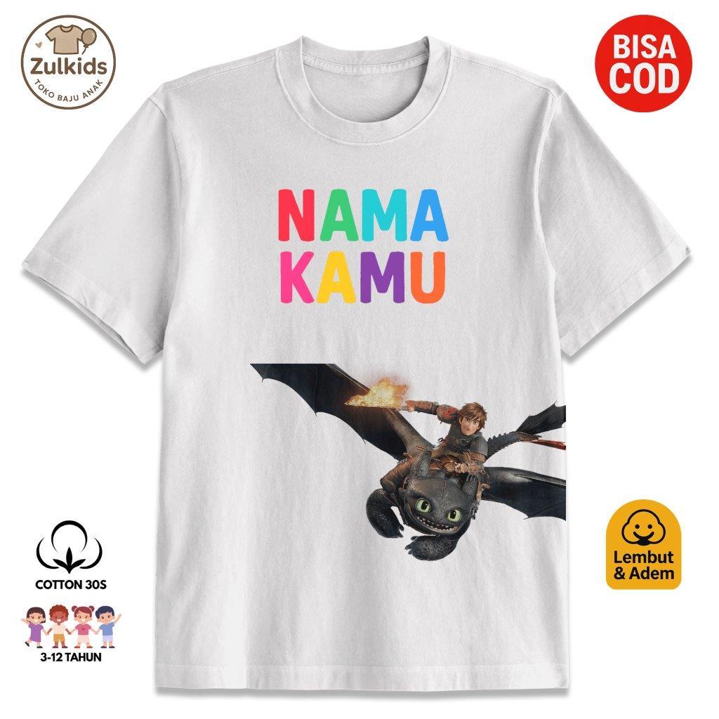 Kaos Anak Toothles Lucu / Baju Anak Toothles Lucu - Cotton Combat 30S, Usia 3-12 Tahun, Bisa COD Fre