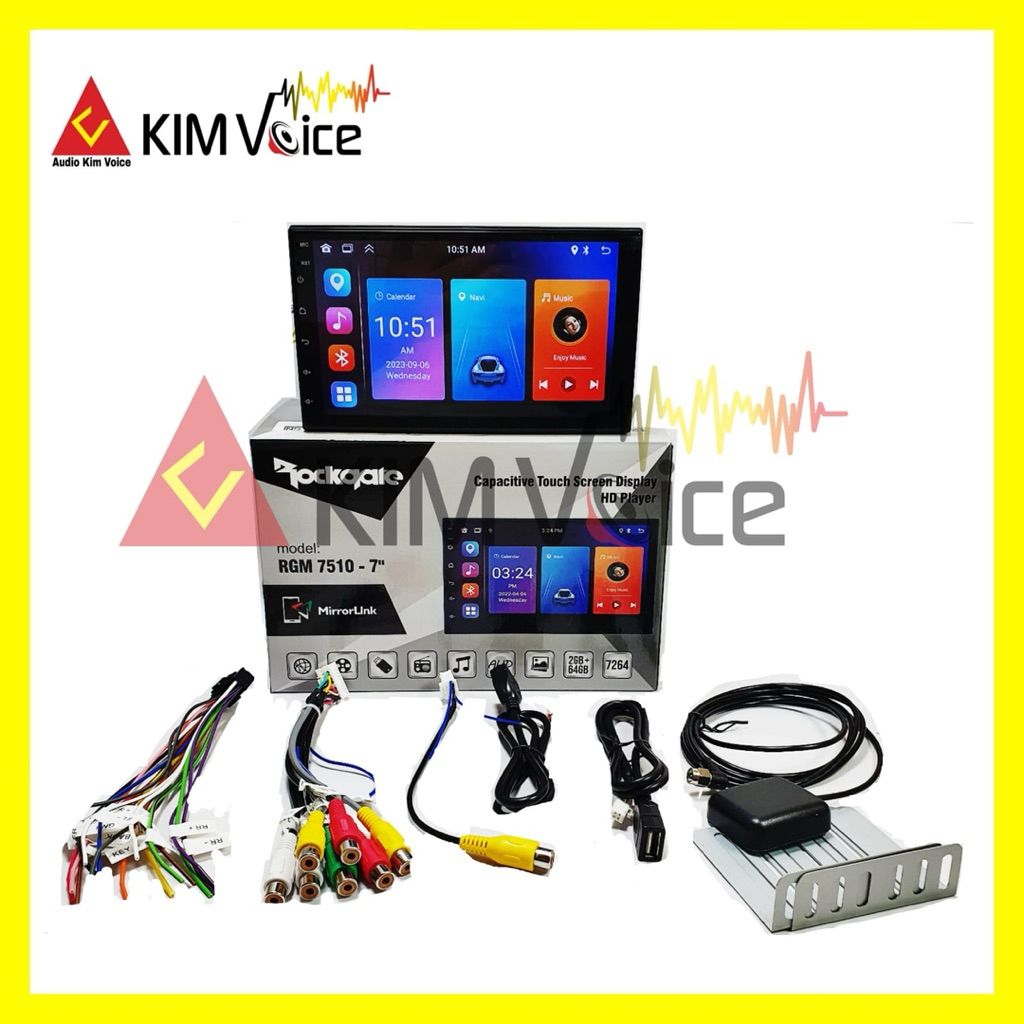 Head unit Android Rockgate RGM 7510 7 inch RAM 2/64GB
